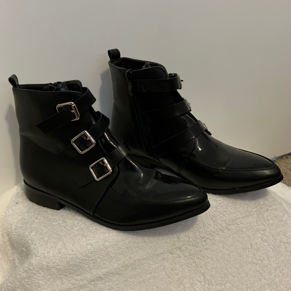 Bellucci Buckled Ankle Boots(Final Sale Price)